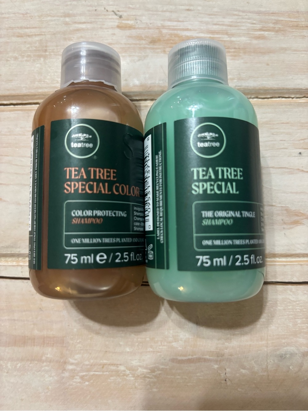 Tea Tree Special Color Protecting & Tingle Shampoo Duo -travel size (238)